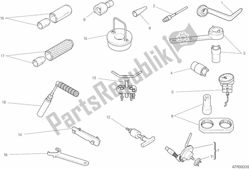 All parts for the 01a - Workshop Service Tools of the Ducati Multistrada 1200 S Touring Brasil 2015 All parts for the 01a - Workshop Service Tools of the Ducati Multistrada 1200 S Touring Brasil 2015
